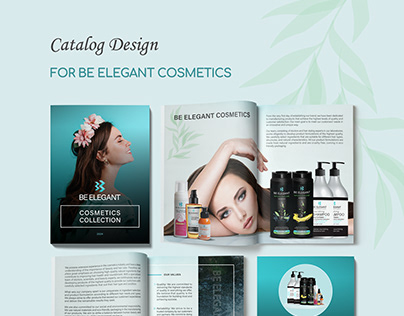 Catalog Design for Be Elegant Cosmetics