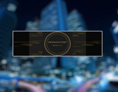 Promontory Design Co Logo Animation
