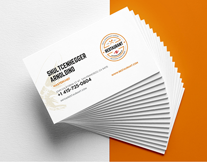 30+ Delicate Restaurant Business Card Templates