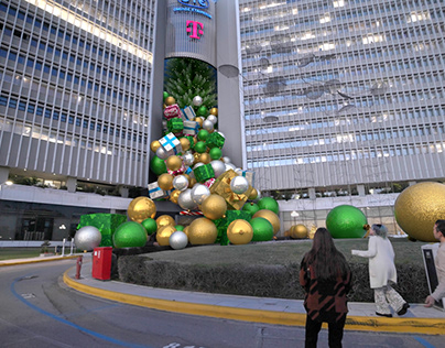 Christmas CGI Out of Home Advertising