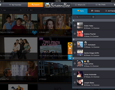 ScreenBee Social TV App