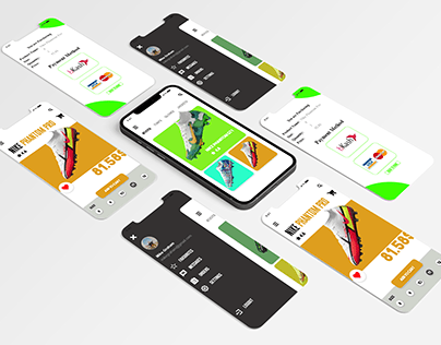 Sports App UI with Prototyype