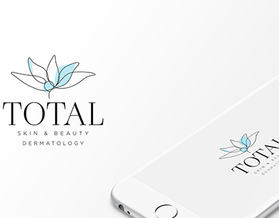 Total Skin & Beauty Logo Designed by Coding Flex