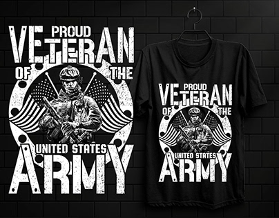 Proud Veteran of the US Army T Shirt