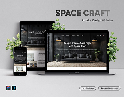 Interior Design Website - Responsive Design