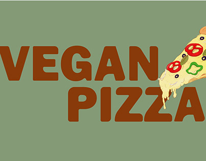 design for vegan pizzeria