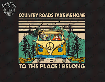 Country Roads Take Me Home Van Hippie
