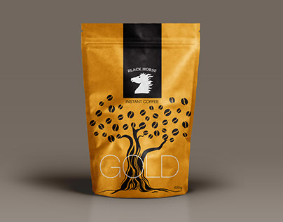 Black Horse Instant Coffee Packaging