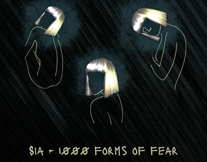 Sia- 1000 forms of fear Album Cover Redesign