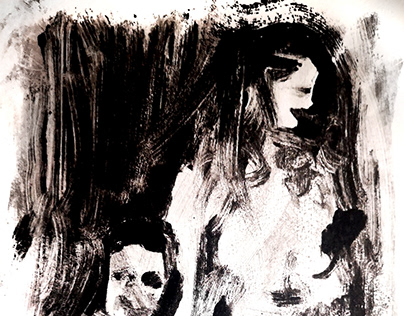 Monotype series "THE HORRORS"