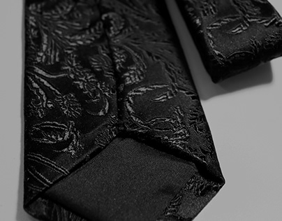Groom's Tie: Hand-sewn in Silk Brocade