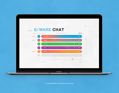S/WARE Chat | Typographical Project