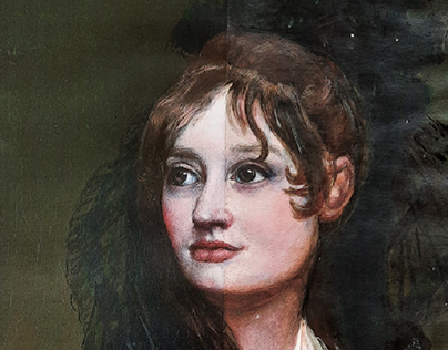 Half copy of Portrait of Doña Isabel de Porcel (2020)