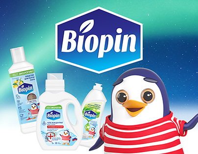 Biopin branding - бытовая химия