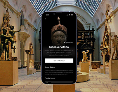 British Museum App Redesign - UI/UX Casestudy