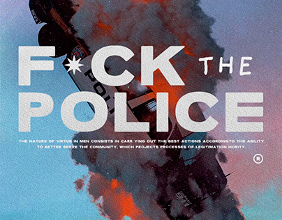 Fuck the police - Poster