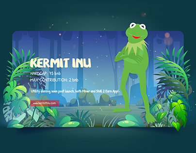 Kermit Inu Banner Design