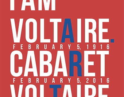 I am Voltaire. Cabaret Voltaire.