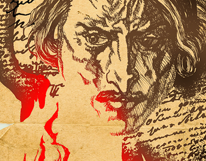 Illustrations to novel about Nikolai Gogol [5].