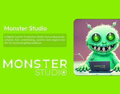 Monster Studio Logo Design