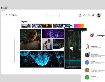 Instagram desktop redesign