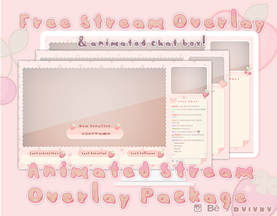 Animated Stream Overlay Projects | Photos, videos, logos, illustrations and  branding on Behance