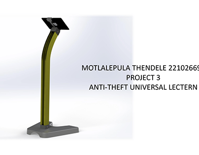 Anti-Theft Universal Tablet Lectern