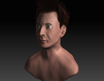 First self portrait in Zbrush