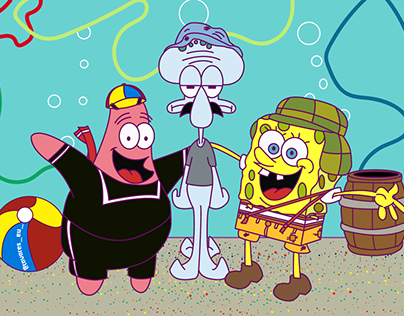 Bob Esponja Projets  Photos, vidéos, logos, illustrations et branding sur  Behance