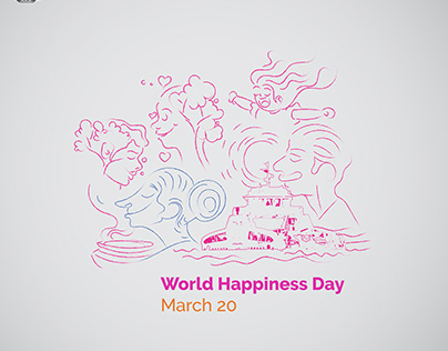 World Happiness Day - Social media Illustration | KMC