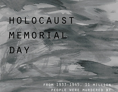 Holocaust Memorial Day Poster