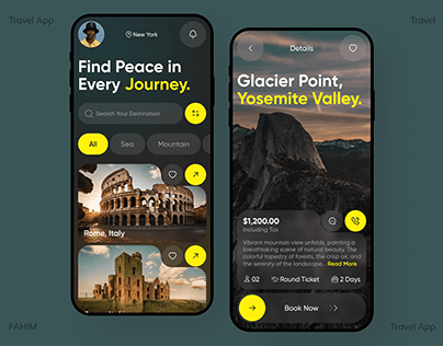 Travel Service - Mobile app