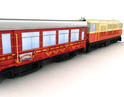 Toy Train 3D Model for HP Legislative Election 2022
