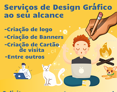 Banner de serviços de design gráfico: AUMTI