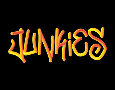 Junkies food truck logo and app design