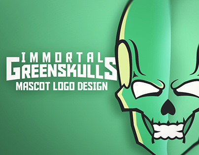IMMORTAL GREENSKULLS // MASCOT LOGO DESIGN