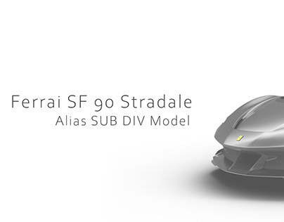 Ferrai SF90 Stradale Alias SUB-DIVISION Model