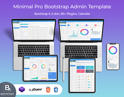 Bootstrap Admin Templates with Admin Dashboard UI Kit