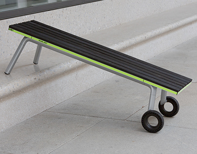 MOB - 001 Mobile Bench for Public Spaces