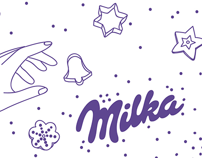 Christmass Illustration for Milka