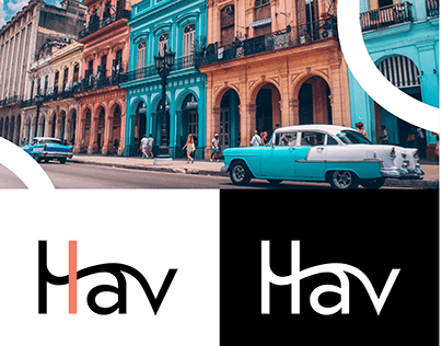 Havana Airport Concept Logotype