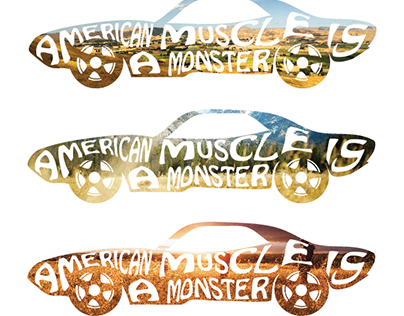 American Muscle Typography Design