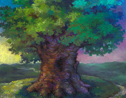 The fairy tales oak. A little picture for my friend.