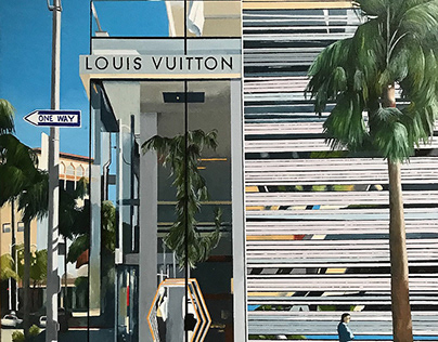 Louis Vuitton, BH - 24" x 20" - oil on canvas