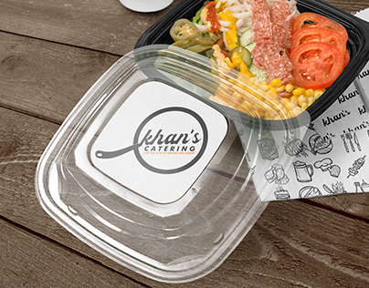 Logo and Packaging Idea for a Catering Agency