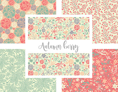 Autumn berry Collection - Surface Design