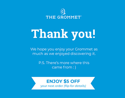 The Grommet Printed Marketing Collateral
