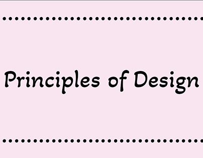 Principles Of Design