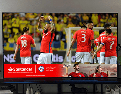 Santander Selección Chilena Placement
