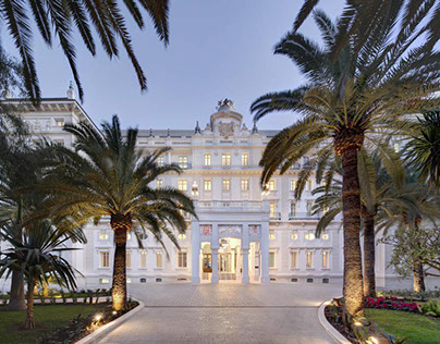 Fachada del Hotel Miramar en Málaga